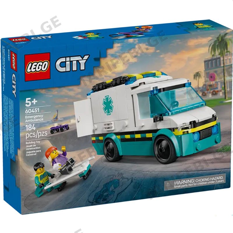 ასაწყობი კონსტრუქცია LEGO CONSTRUCTOR CITY EMERGENCY AMBULANCE