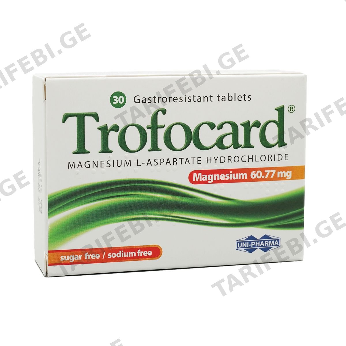 ტროფოკარდი - Trofocard 60.77მგ 30 ტაბლეტი