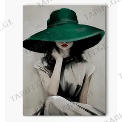 სურათი ტილოზე Styler ST725 GREEN HAT 70X100