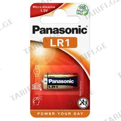 ელემენტი ალკალინური Panasonic LR1