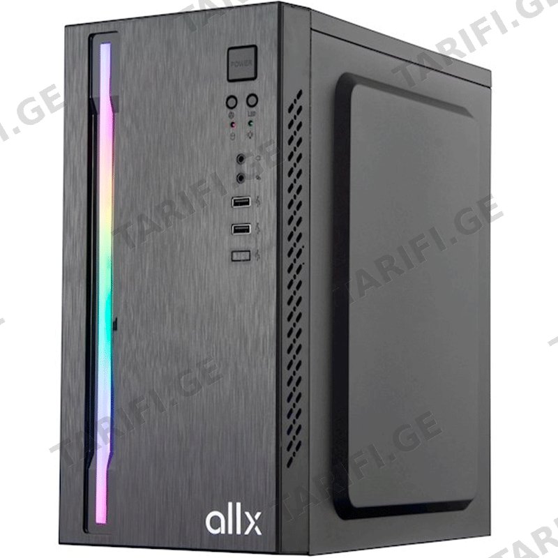 კომპიუტერის ქეისი ALLX AX-B1735 BLACK