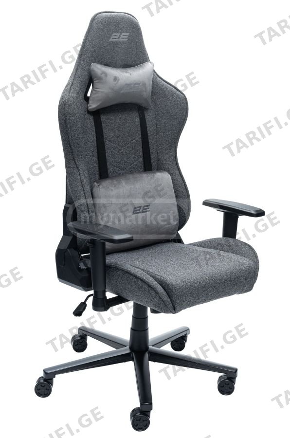გეიმინგ სავარძელი 2E GAMING Chair BUSHIDO Lite, fabric, 2D-Armrests, dark grey• ბრენდი: 2E• მოდელი: BUSHIDO Lite (2E-GC-BUS-ESGY)• პროდუქტის ტიპი: გეიმინგ სკამი• ბორბლების რაოდენობა: 5• მაქსიმალური სი