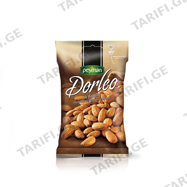 ნუშის გული მოხალული მარილ 60გრ პეიმან