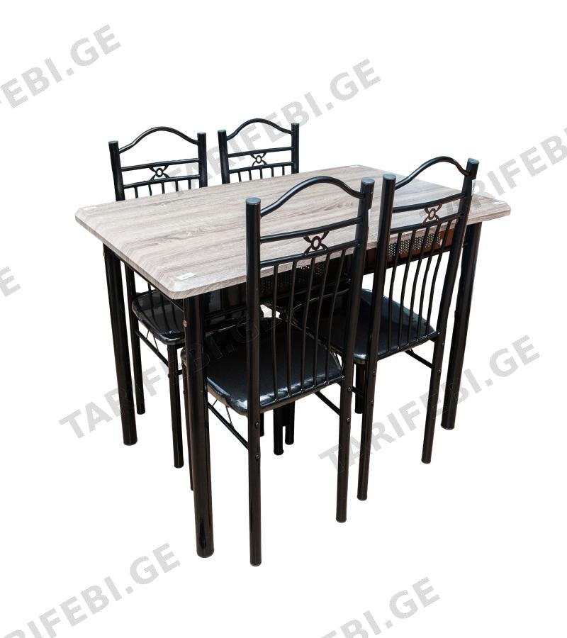 მაგიდა სკამებით 1+4 FSYH-160-5 120*75*75