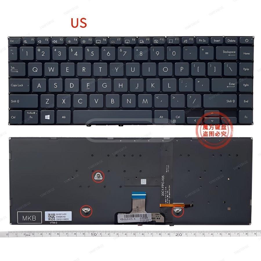 Asus Zenbook 14 UX435 UX435EGL UX435EAL keyboard backlight