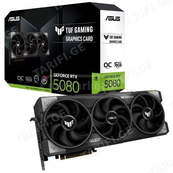 ✅ახალი✅ Asus TUF Gaming RTX 5080 16GB✅