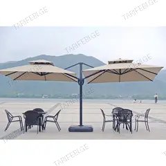 ქოლგა ორმაგი სადგამით 3x3 მ JHA-180KG