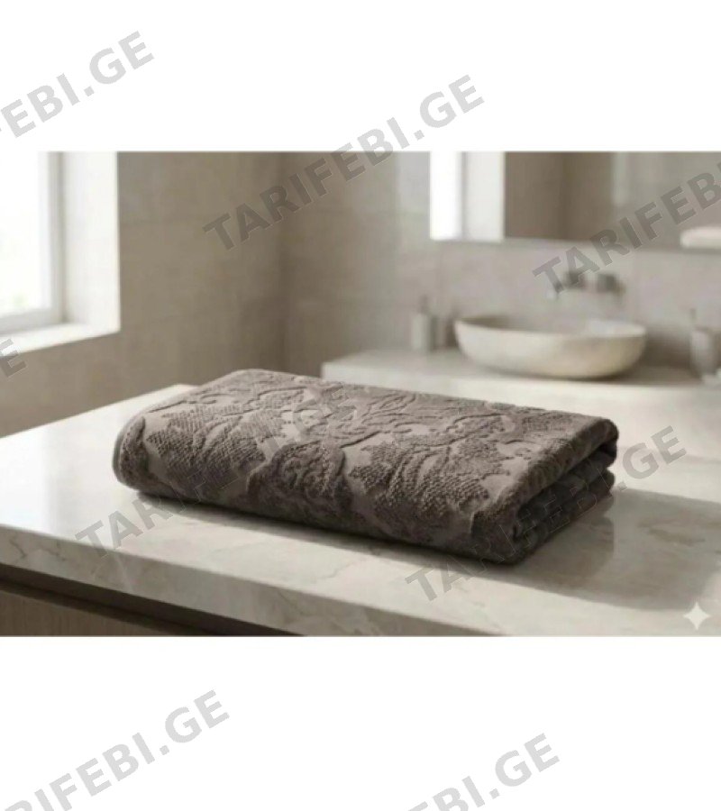 პირსახოცი მოდ. CURVE ზომა 50*90 ფერი ANTRASIT მწარ. OZDILEK