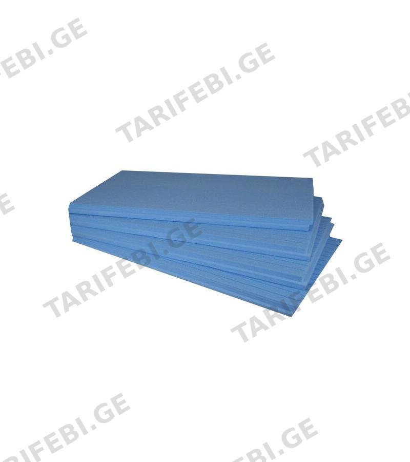პენოპლასტის ფილა XPS 5-სმ 50x600x1200 (5,76 მ2.)