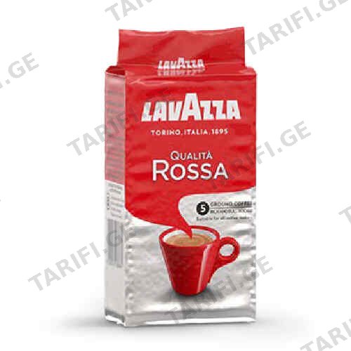 ყავა დაფქვილი პაკეტებში /ROSSA/ 250 გრ