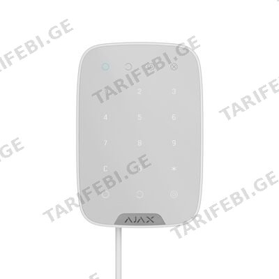 ჰიბრიდული სენსორული კლავიატურა Ajax Keypad Fibra white