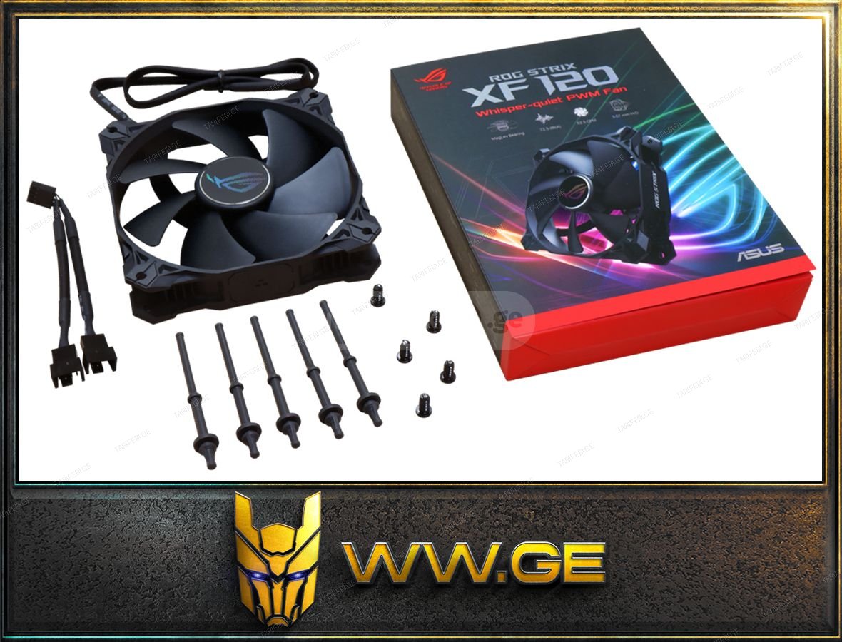 ✅ASUS ROG Strix XF120 Whisper-Quiet,  PWM Fan for PC Case ✅