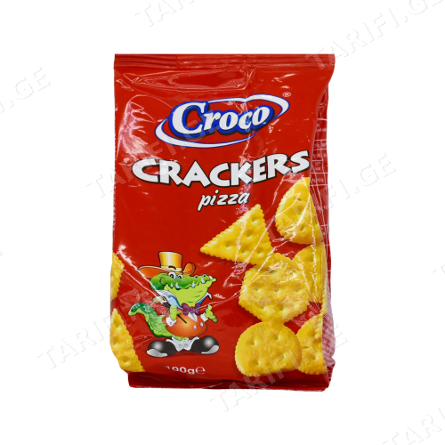 CROCO კრეკერი პიცის არომატით-100გრ