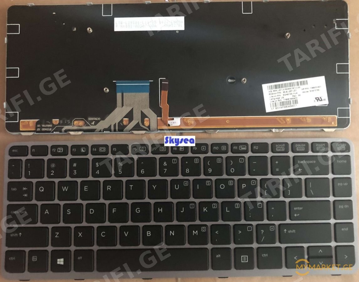 HP Elitebook Folio 1000 , 1040 G1 , 1040 G2 keyboard MP-13A1