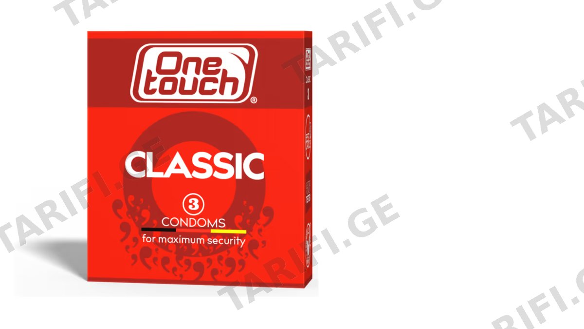 პრეზერვატივი One Touch Classic 3ც