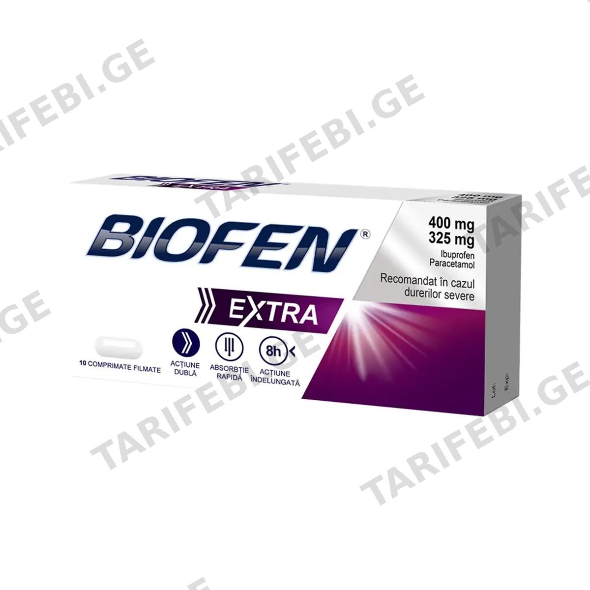 ბიოფენი - Biofen ექსტრა 10 ტაბლეტი