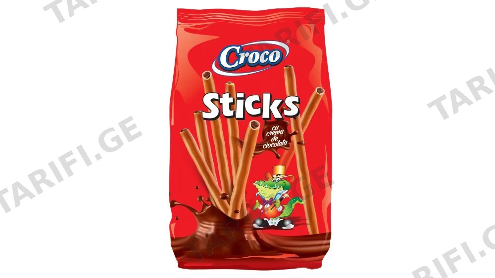 CROCO ჩხირები შოკოლადით 80გრ
