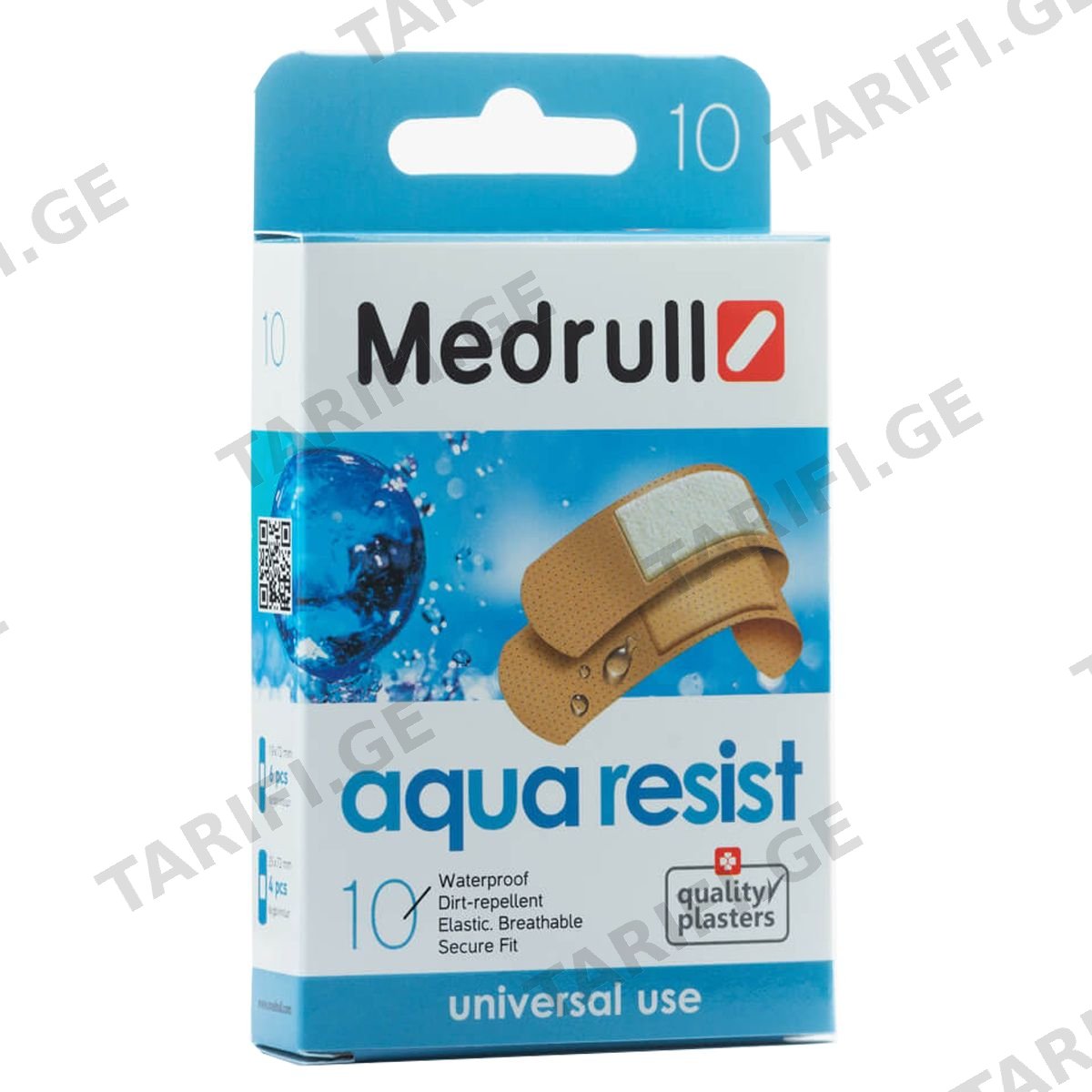 Medrull - მედრული ლეიკო Aqua resist 10 ცალი