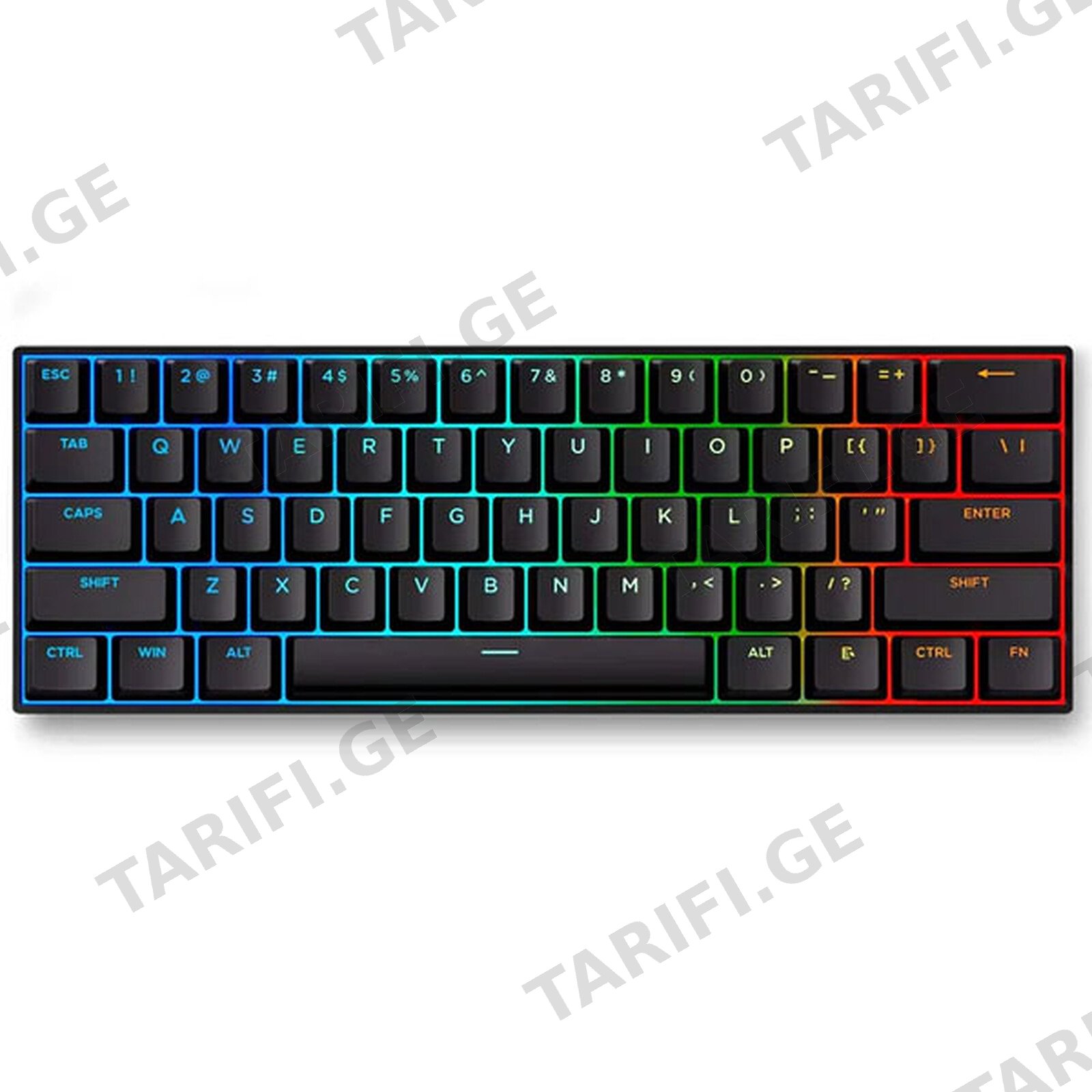 კლავიატურა MCHOSE Ace 60 Pro Hall Effect, KTEK Magnetic Switch, 8K, USB-A, RGB, black