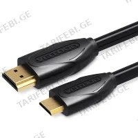 HDMI კაბელი VENTION VAA-D02-B150 (1.5 M) BLACK