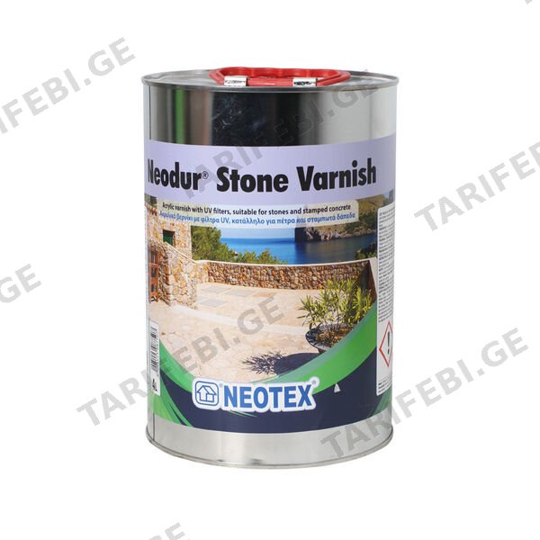 4ლტ ლაქი NEODUR STONE VARNISH 4LT