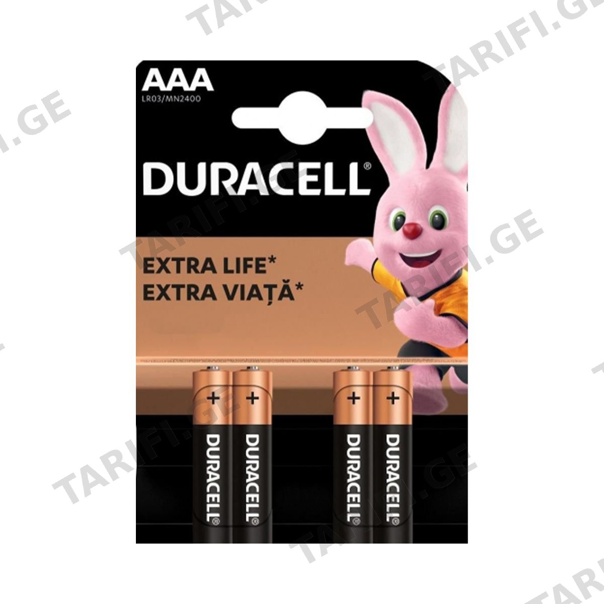 ელემენტი AA 4 ცალი 7164 დურასელი - Duracell