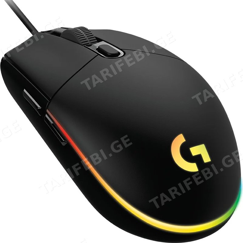 მაუსი LOGITECH G102 L910-005823 LIGHTSYNC USB EER BLACK