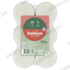 სანთლები Bolsius 12 ც