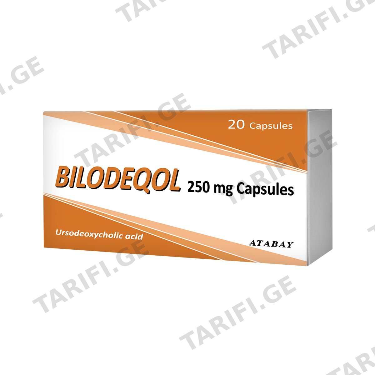 ბილოდექოლი - Bilodeqol 250მგ 20 კაფსულა