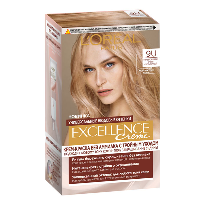 ლორეალი-თმის საღებავი Excellence 9U