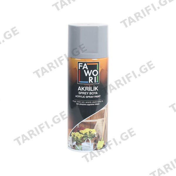 ნაცრისფერი საღებავი სპრეი FAWORI RAL7001