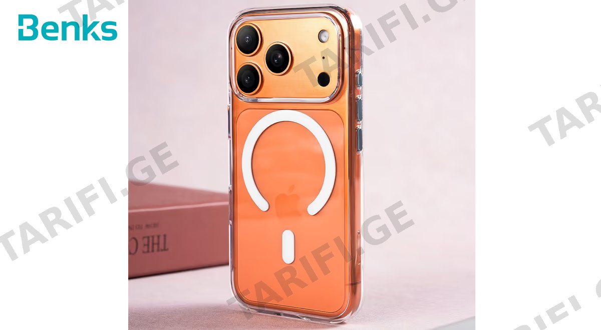 iPhone 17 ProMax Crystal Clear Case with MagSafe and Camera Control Button