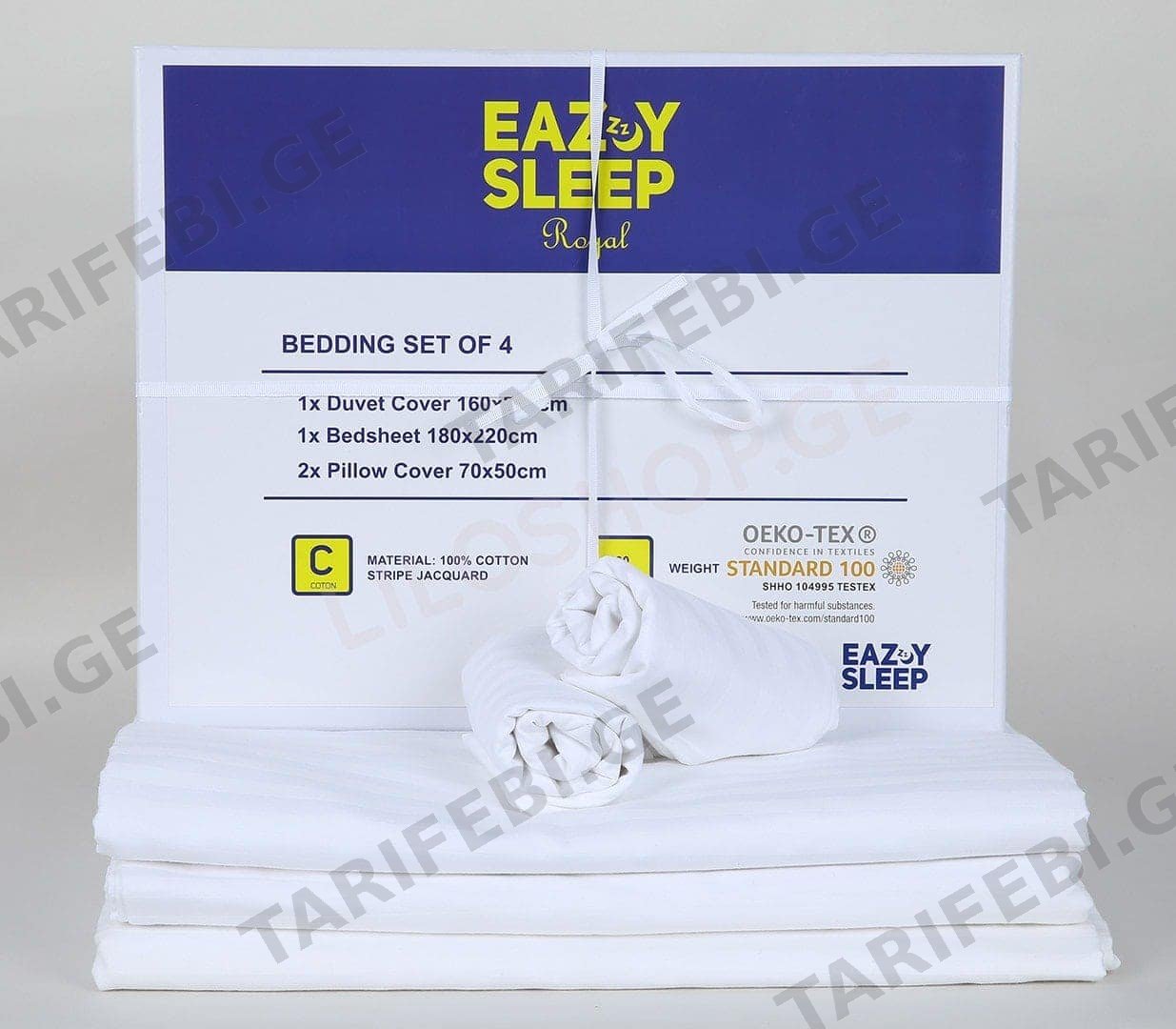 თეთრეულის კომპლექტი Eazy Sleep Royal 4 ერთსაწოლიანი