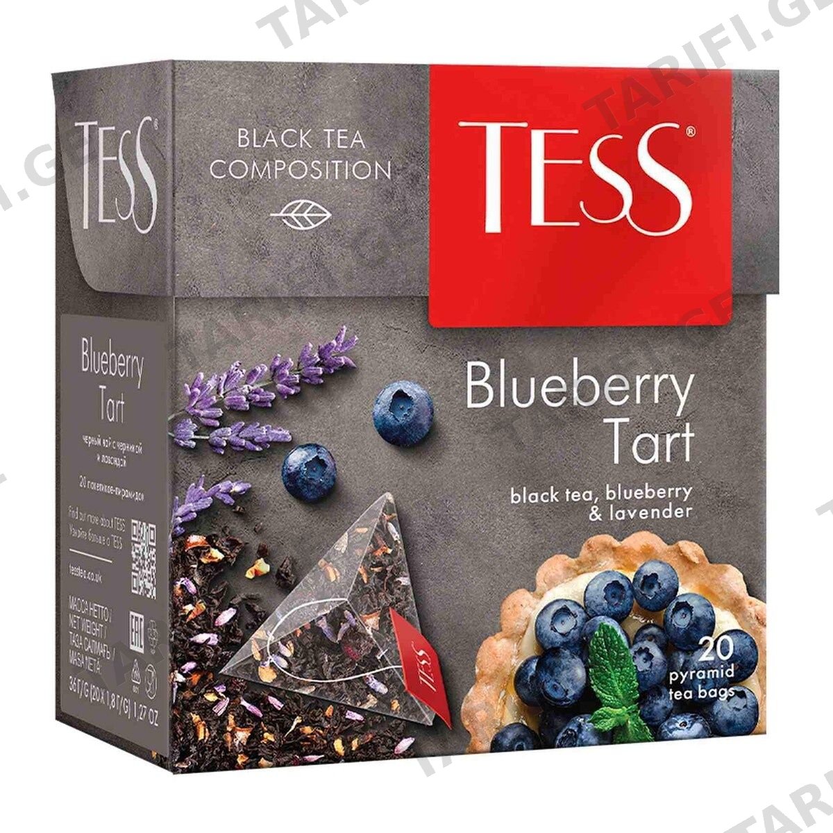 ჩაი Tess მოცვის ტარტი 1,8გრ*20