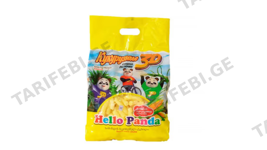 3D პანდა ბურბუშელა 350 გრ (8ც)