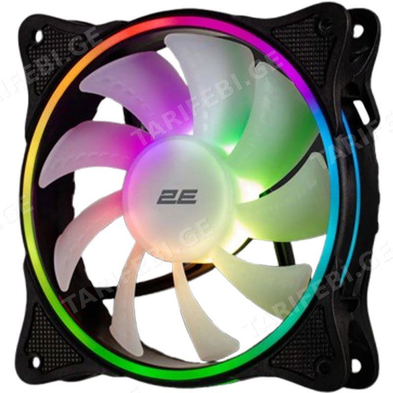 GAMING ქეისის ქულერი 2E F120OI-ARGB BLACK