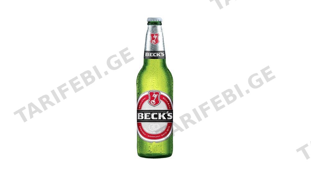 ლუდი ბექსი შუშა 0.5ლ
