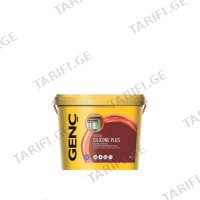 (2.5ლ) ექსტერიერის საღებავი სილიკონით GENC SILICONE PLUS