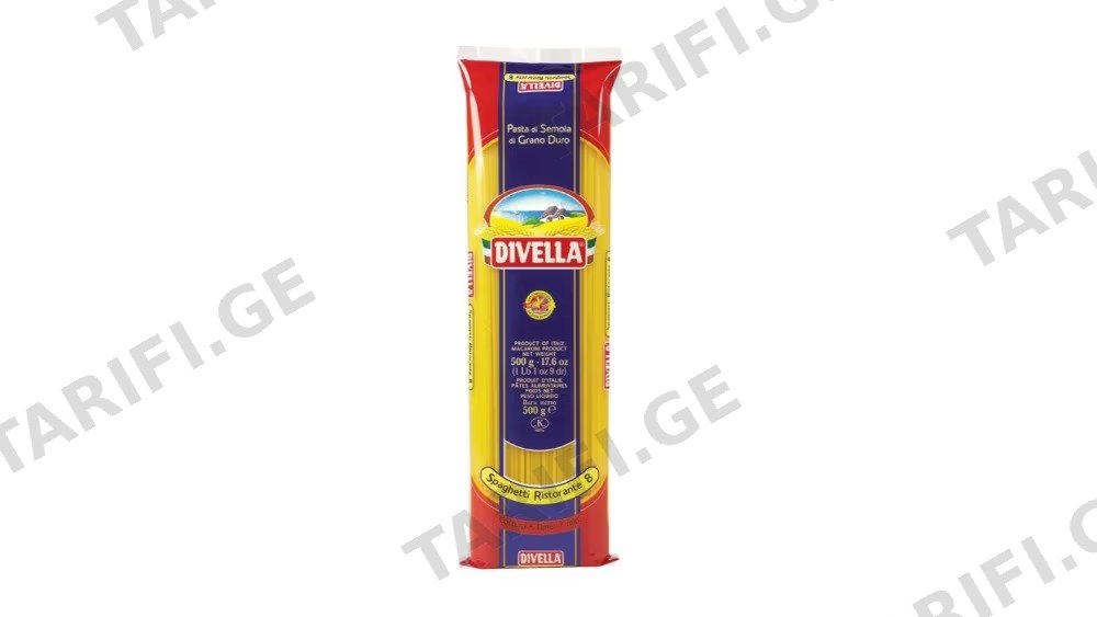Divella მაკარონი სპაგეტი 500გრ