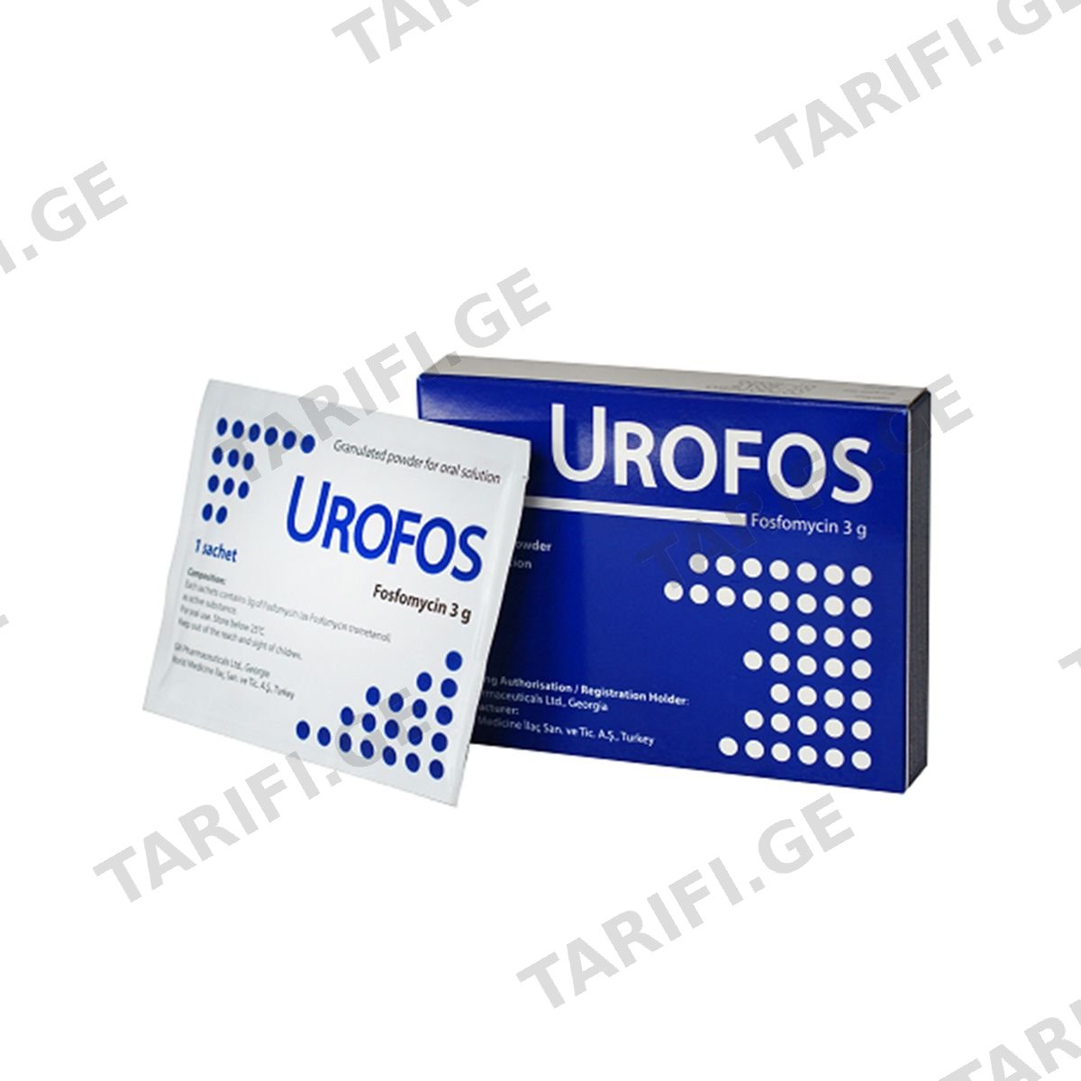 უროფოსი - Urofos 3გ 1 პაკეტი