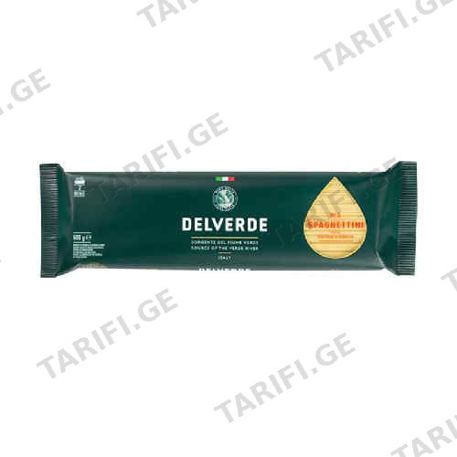 მაკარონი სპაგეტი N4 /Delverde/ 500გ