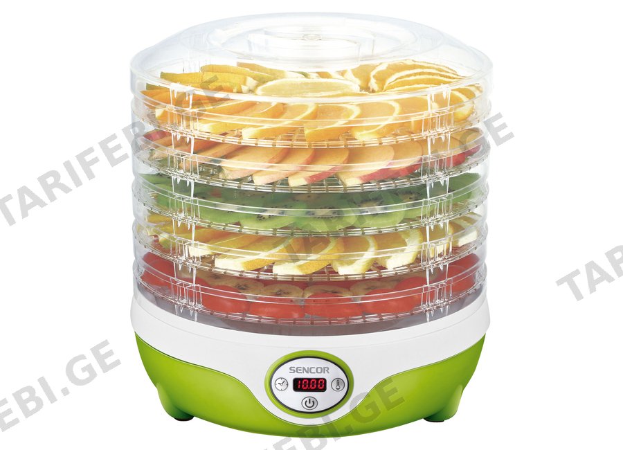 საჭმლის დეჰიდრატორი Sencor SFD 851GR Food Dehydrator(საშრობი)