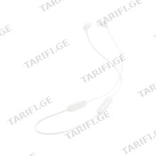 JBL T135BT Wireless Earphones White ყურსასმენი
