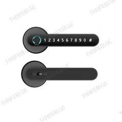 ჭკვიანი საკეტი Smart locks Tuya App H24 შავი