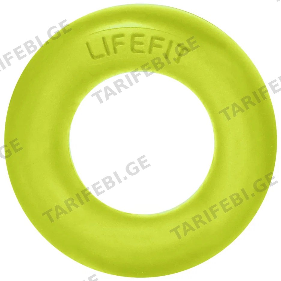 მაჯის სავარჯიშო ბეჭედი LIFEFIT RUBBER RING მწვანე
