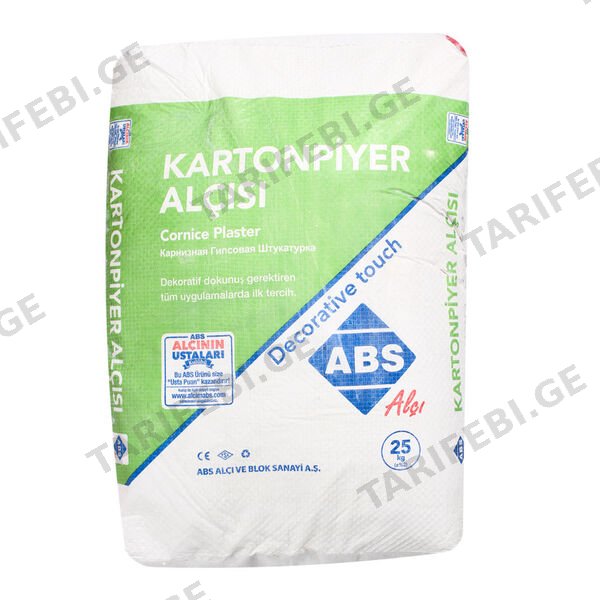თაბაშირი 25 კგ ABS