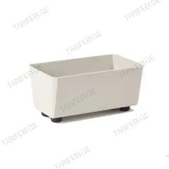 ქოთანი ყვავილის Lamela SAGA 285x170 recycled box - beige 4,2L