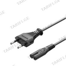 VENTION ZCLBAC 2-Prong Power Cord cable 1.8M C7 Connector EU Plug