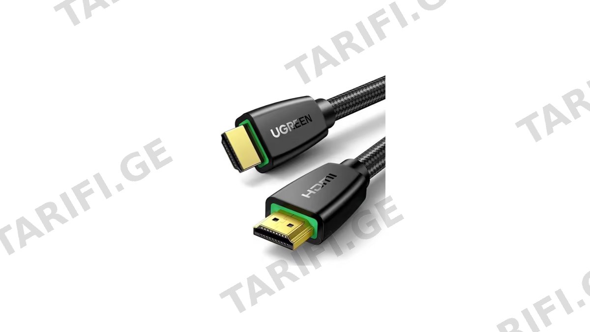 HDMI კაბელი UGREEN HD118 (40416) 4K UHD High Speed HDMI 2.0 Cable, 15m, Black