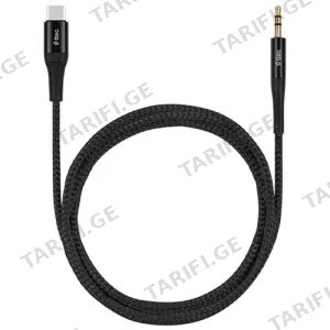Ttec AUX - USB-C Audio Cable 100cm Black 2AK03S